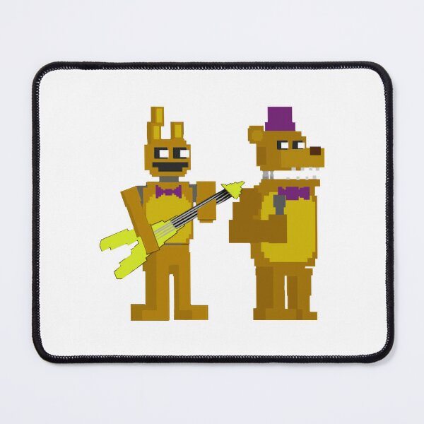 fredbear and springbonnie Art Board Print for Sale by crocoshop