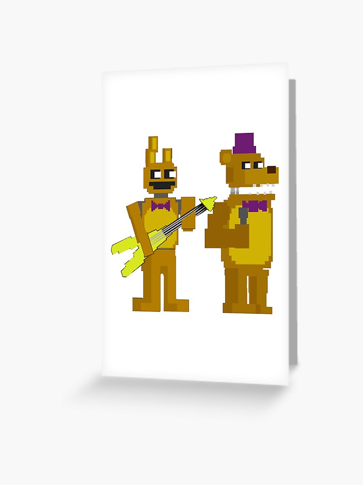 fnaf 6 style springbonnie and fredbear : r/fivenightsatfreddys