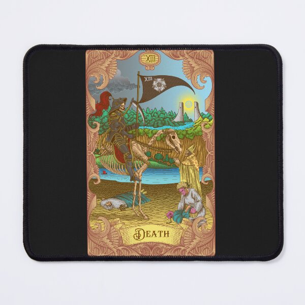 Item preview, Death Tarot Illustration designed and sold by WOLForDEER.