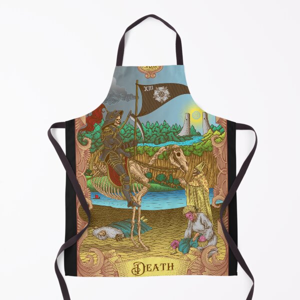 Item preview, Death Tarot Illustration designed and sold by WOLForDEER.