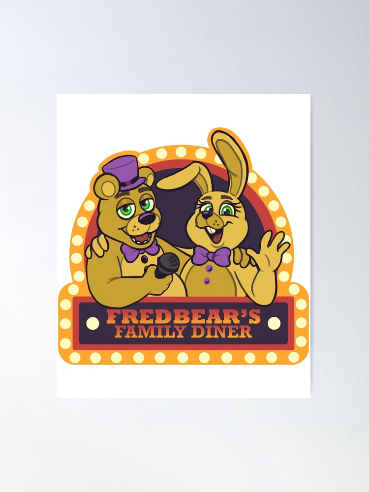 fredbear and springbonnie Poster for Sale by kainoa-dodd