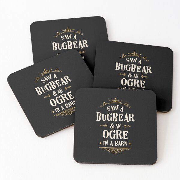 Item preview, Saw a Bugbear and An Ogre Funny RPG Gaming designed and sold by pixeptional.