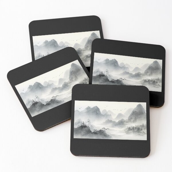 Item preview, mountain ranges snowing designed and sold by SameeraDammeyer.