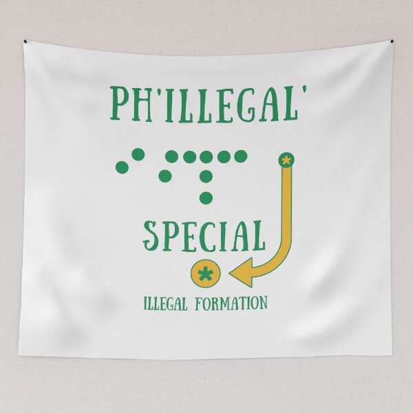 Item preview, Philly Special Phillegal - Illegal Formation Funny T-Shirt Gag designed and sold by maxhater.