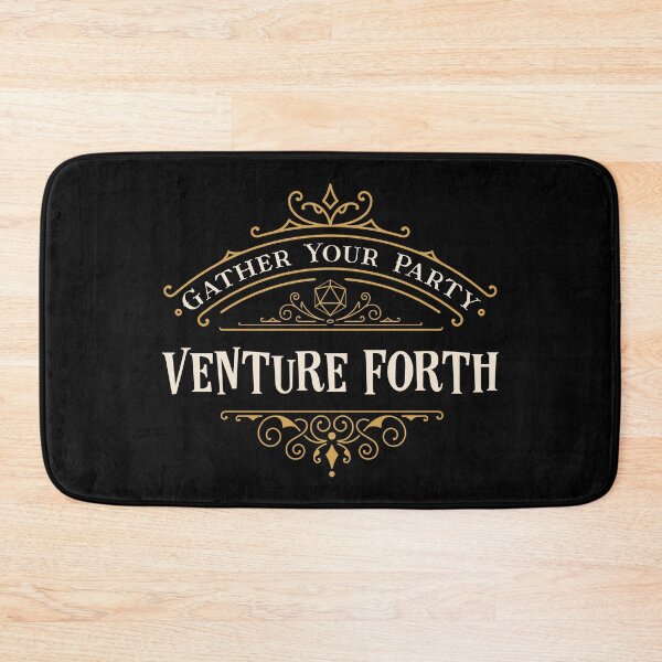 Item preview, Gather Your Party Venture Forth RPG Quotes designed and sold by pixeptional.