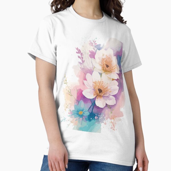 Vista previa del artículo con la obra «Imagen con flores en acuarela.», diseñado y vendido por XxxBxxX.
