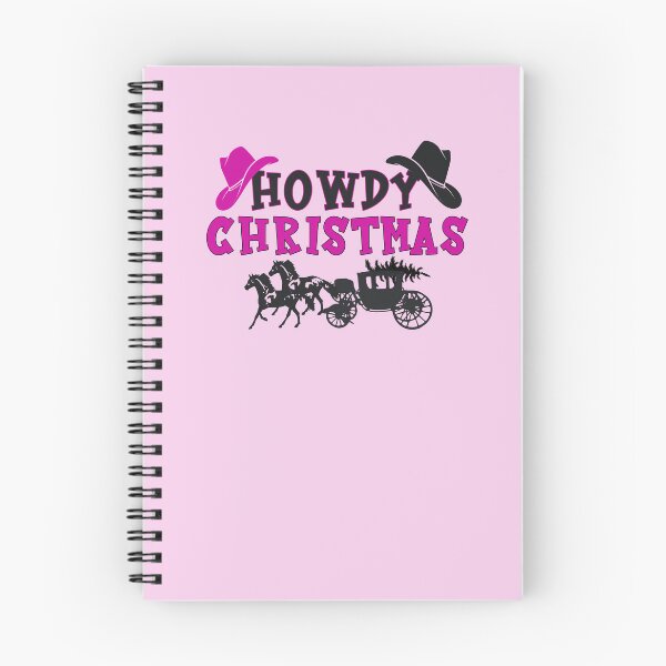 Item preview, Stagecoach Western Pink Howdy Christmas designed and sold by ALesterDesign.
