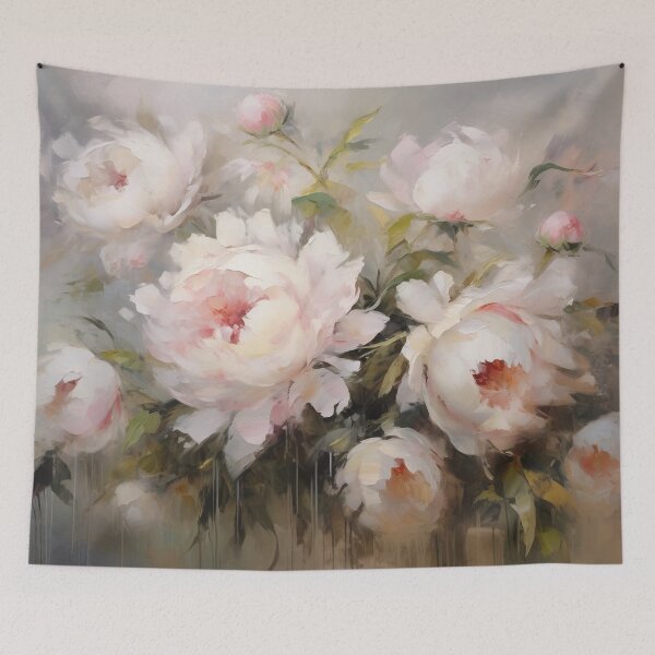 Item preview, Coquette aesthetic vintage painting of a bouquet of flowers designed and sold by Coquette Art.