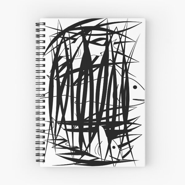 Item preview, Irregular lines drawing with fish inside designed and sold by Nang Ranai.