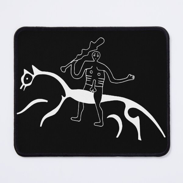 Item preview, Cern Abbas Giant rides the white horse designed and sold by bluefrog.