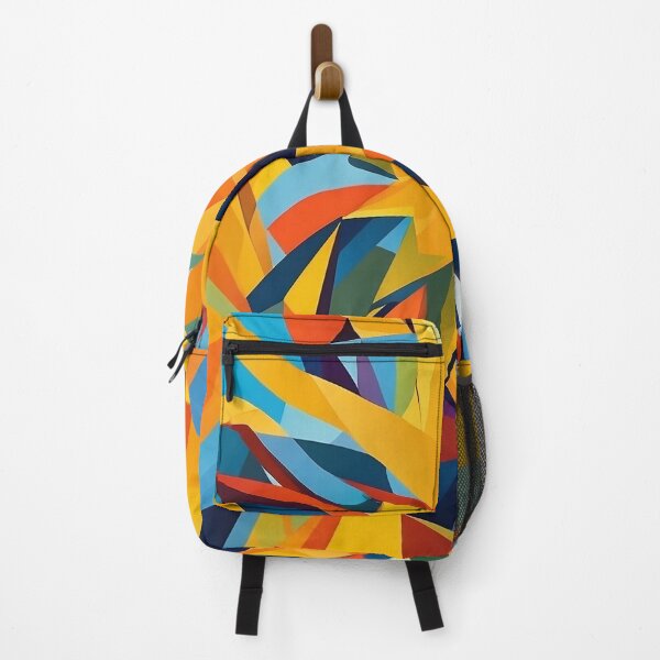 Item preview, Cubist Sunflower Radiance - Geometric Blossoms in Artistic Harmony designed and sold by Freak-Scene.