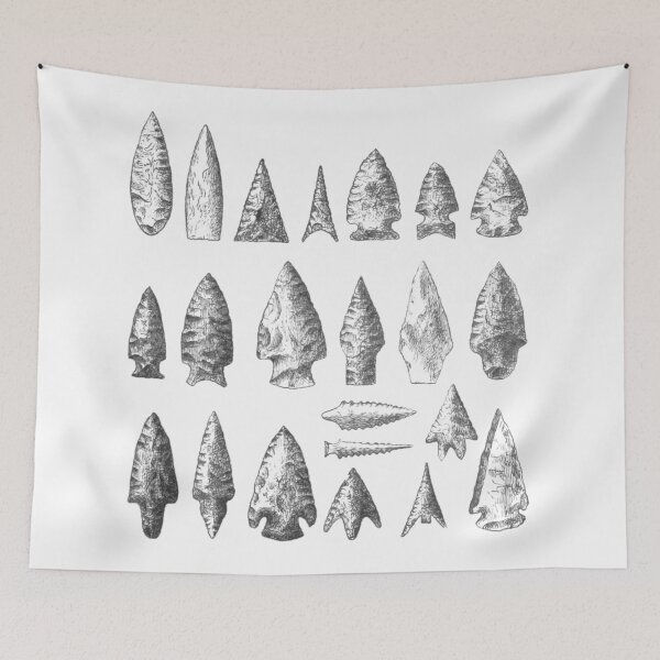 Item preview, Stone arrowheads designed and sold by Historyforyou.