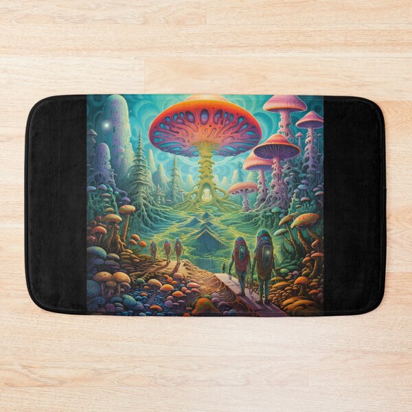 Item preview, Trippy mushroom land designed and sold by Beyond The Veil.