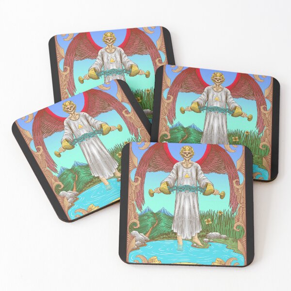 Item preview, Temperance Tarot Illustration  designed and sold by WOLForDEER.