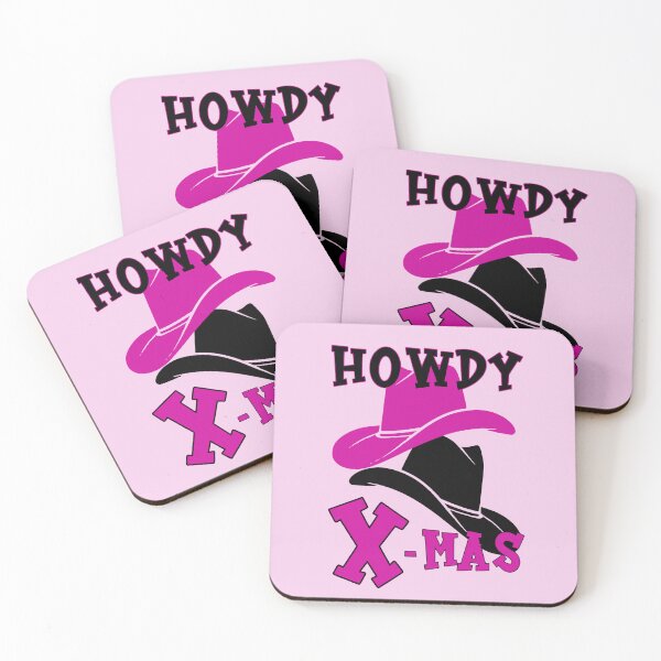 Item preview, Pink Western Howdy X-mas designed and sold by ALesterDesign.