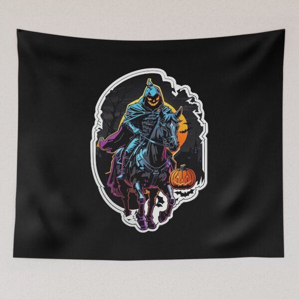 Item preview, Halloween Horseman With Pumkin, Halloween Horror Night 2023 designed and sold by Desfix.