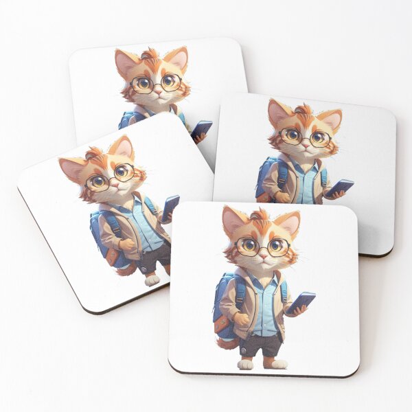 Item preview, A cool cat holding a smartphone designed and sold by GSAJD.