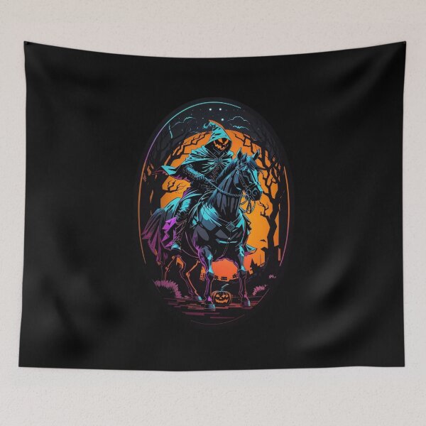 Item preview, Halloween Horseman With Pumkin, Halloween Horror Night 2023 designed and sold by Desfix.