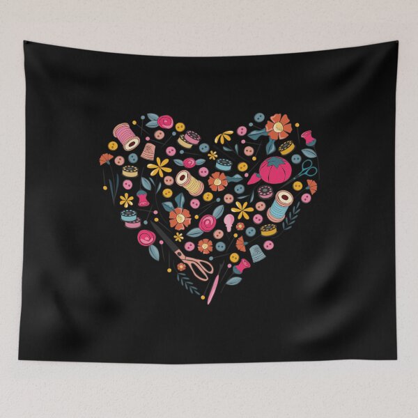 Item preview, Sewing Heart graphic  	 designed and sold by eqtxdvjlc2.