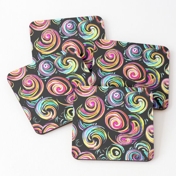 Item preview, Colorful Swirlies designed and sold by BumbleChynxBee.