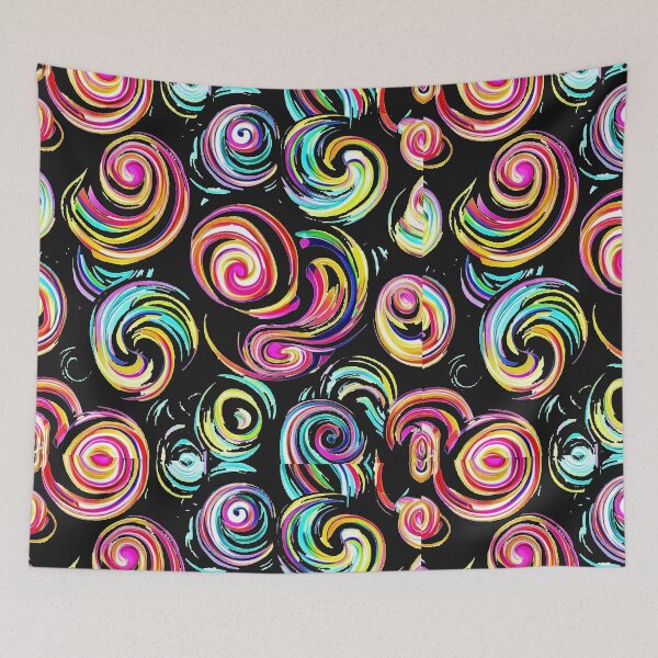 Item preview, Colorful Swirlies designed and sold by BumbleChynxBee.