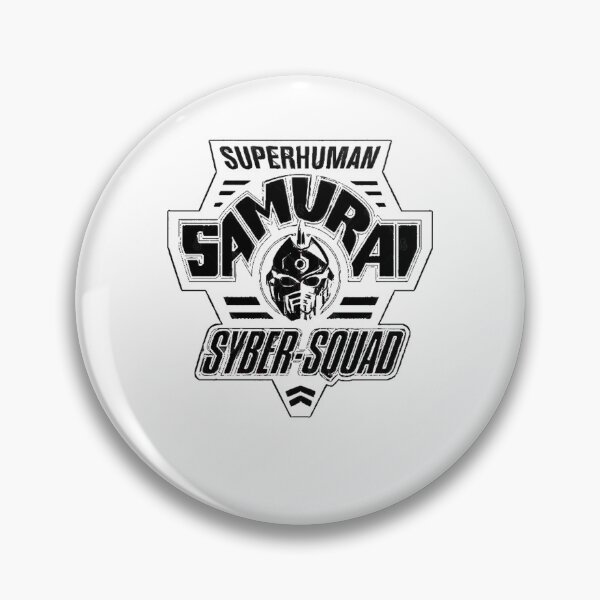 Item preview, Superhuman Samurai Syber-Squad (BLACK) designed and sold by StyleSellersWa.