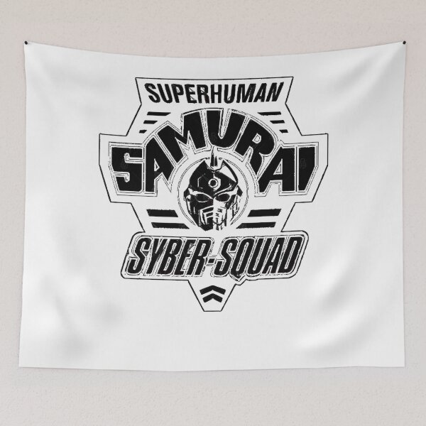 Item preview, Superhuman Samurai Syber-Squad (BLACK) designed and sold by StyleSellersWa.