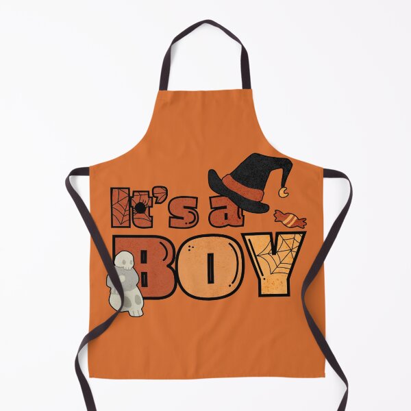 Item preview, it's a boy Gender Reveal Baby Shower party - spooky halloween retro vintage designed and sold by TNwandesignart.