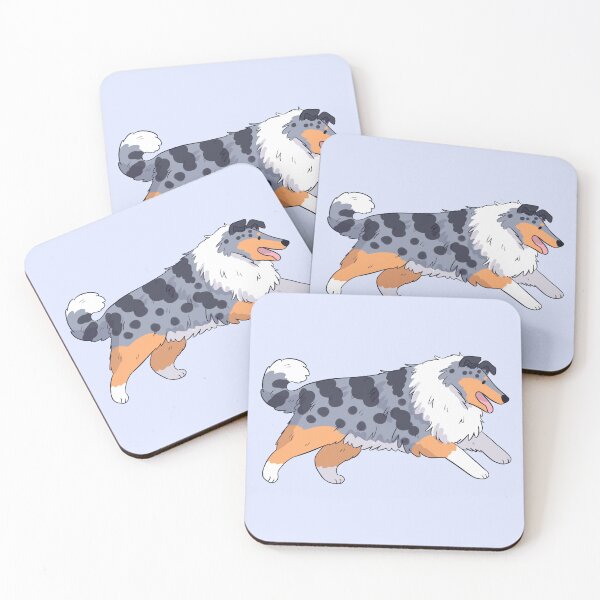 Item preview, Cute blue merle rough collie  designed and sold by Yaragold.