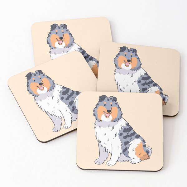 Item preview, Cute blue merle rough collie  designed and sold by Yaragold.