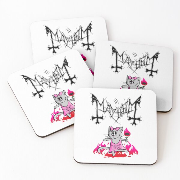 Item preview, Mayhem - Sweet Kitty Witch black logo designed and sold by Michał Styba.
