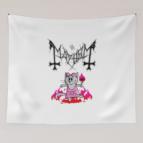 Item preview, Mayhem - Sweet Kitty Witch black logo designed and sold by Michał Styba.