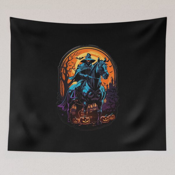 Item preview, Halloween Horseman With Pumkin, Halloween Horror Night 2023 designed and sold by Desfix.