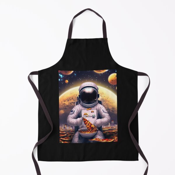 Item preview, Astronaut eating pizza designed and sold by IguaranDesign.