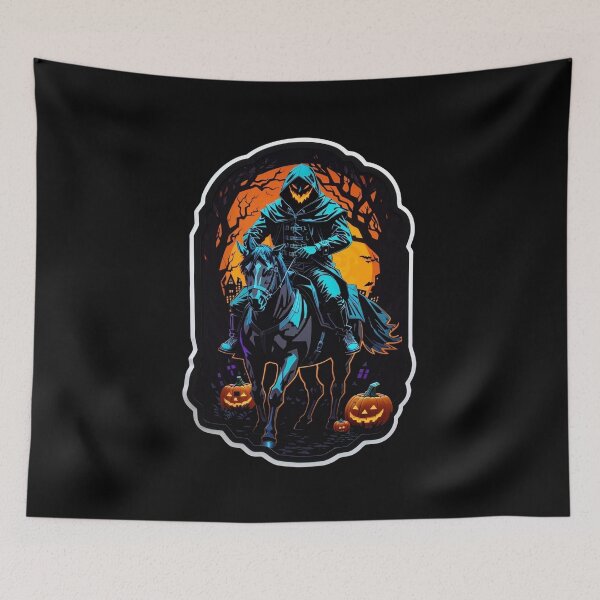 Item preview, Halloween Horseman With Pumkin, Halloween Horror Night 2023 designed and sold by Desfix.