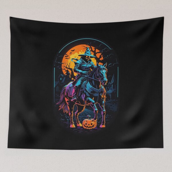 Item preview, Halloween Horseman With Pumkin, Halloween Horror Night 2023 designed and sold by Desfix.
