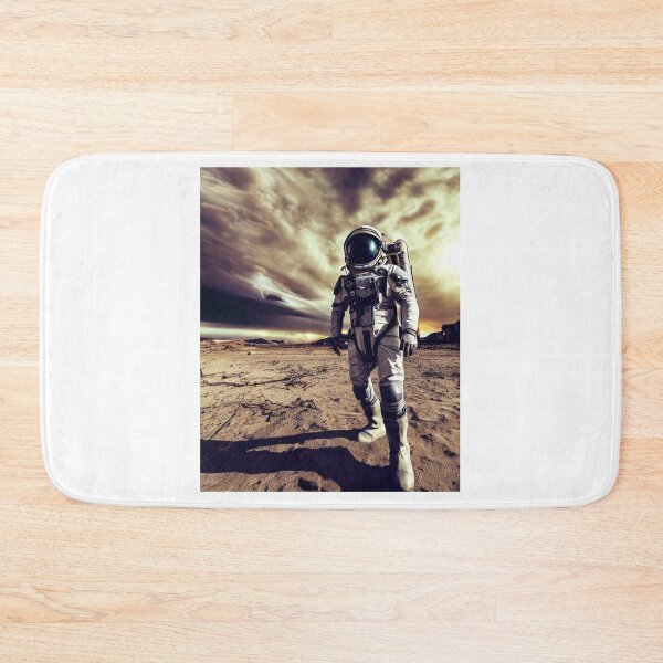 Item preview, Astronaut in a distant future apocalyptic scenario. designed and sold by IguaranDesign.