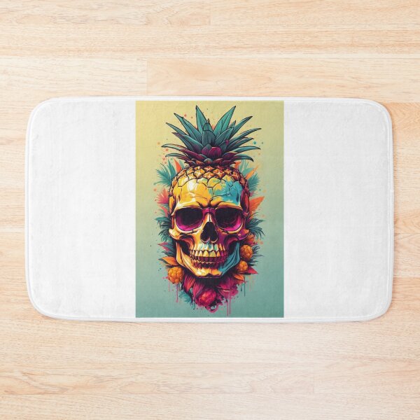 Item preview, A.I Generated Pineapple Skull In Sunglasses designed and sold by GleamingGiant.