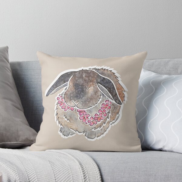 Item preview, Watercolour lop rabbit designed and sold by animalartbyjess.