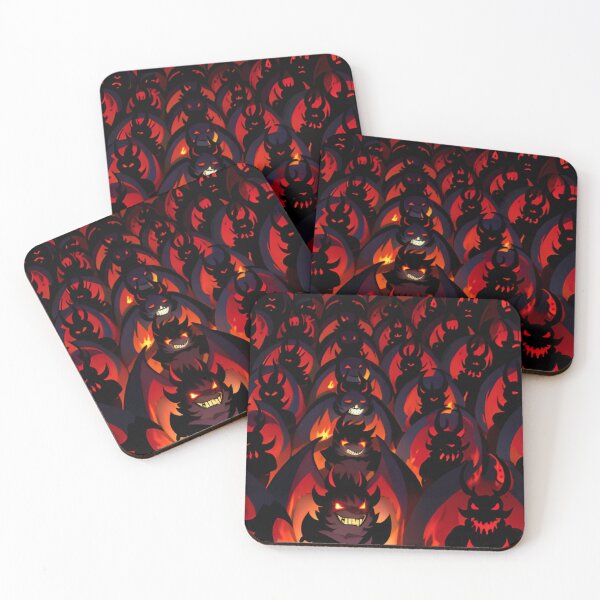 Item preview, Cartoon demons marching as to war designed and sold by Glenbobagins.