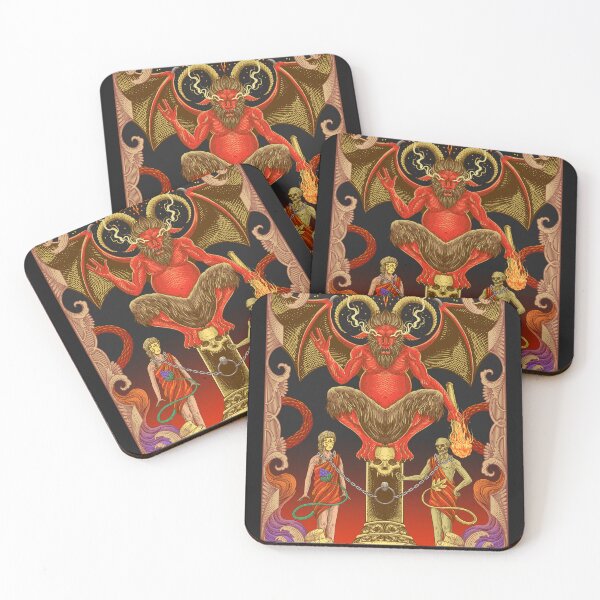 Item preview, The Devil Tarot Illustration  designed and sold by WOLForDEER.