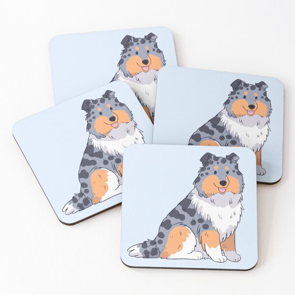 Item preview, Cute blue merle rough collie  designed and sold by Yaragold.