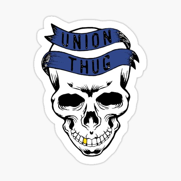 Union Thug Sticker