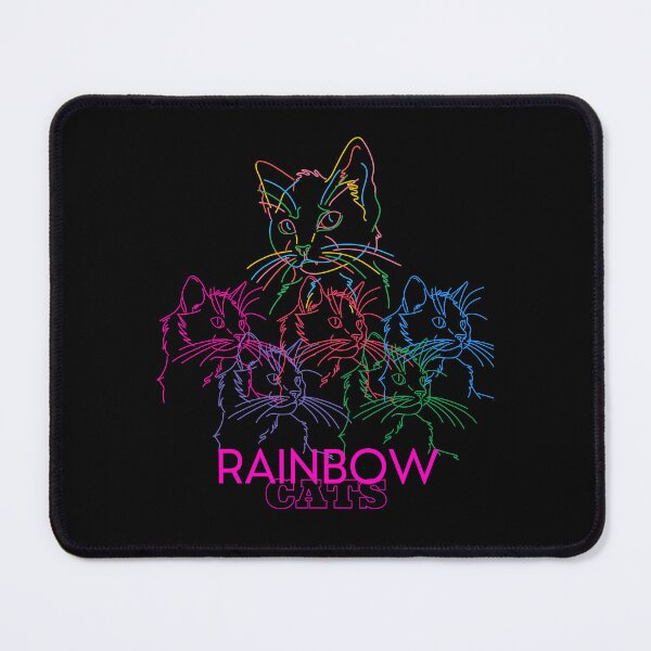 Item preview, Rainbow cats designed and sold by CuteCatsCoffee.