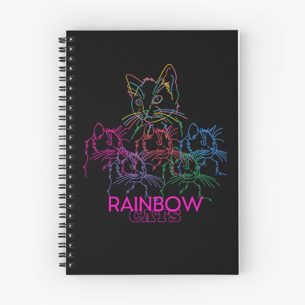 Item preview, Rainbow cats designed and sold by CuteCatsCoffee.