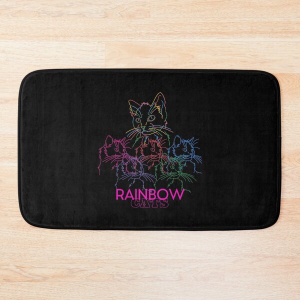 Item preview, Rainbow cats designed and sold by CuteCatsCoffee.