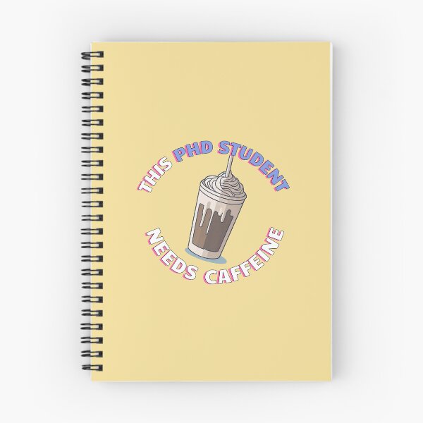 Item preview, This PhD Student Needs Caffeine - Cute Iced Coffee  designed and sold by SallySunday.