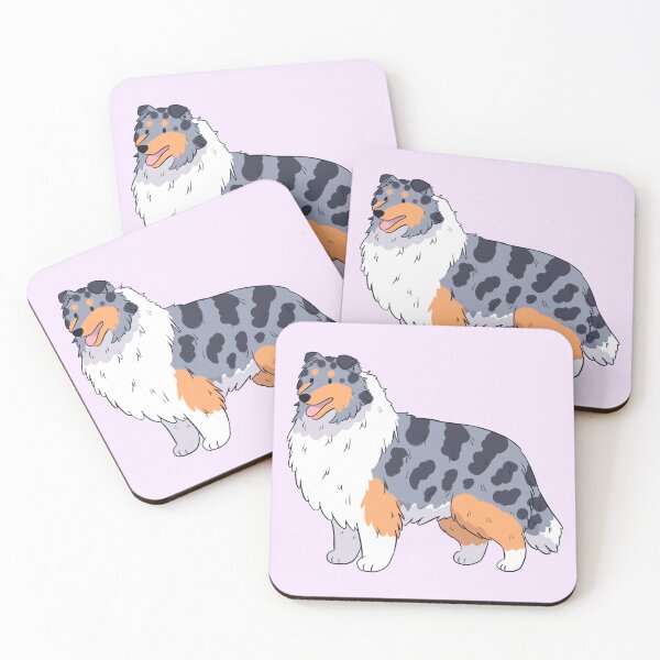 Item preview, Cute blue merle rough collie  designed and sold by Yaragold.