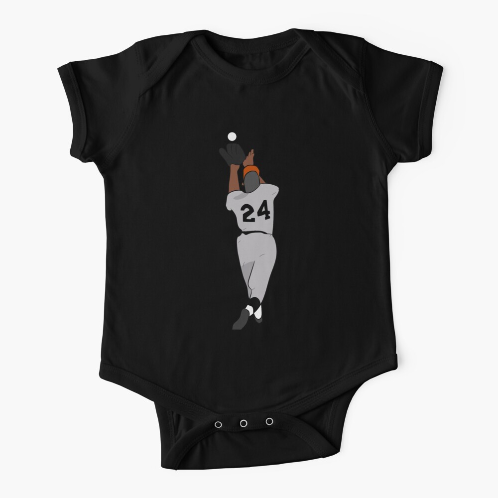 Willie Mays Baby One-Piece for Sale by Asukiokatkia