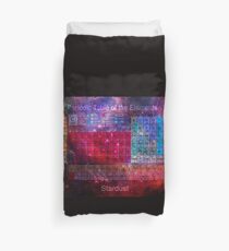 Stardust Periodic Table Duvet Cover